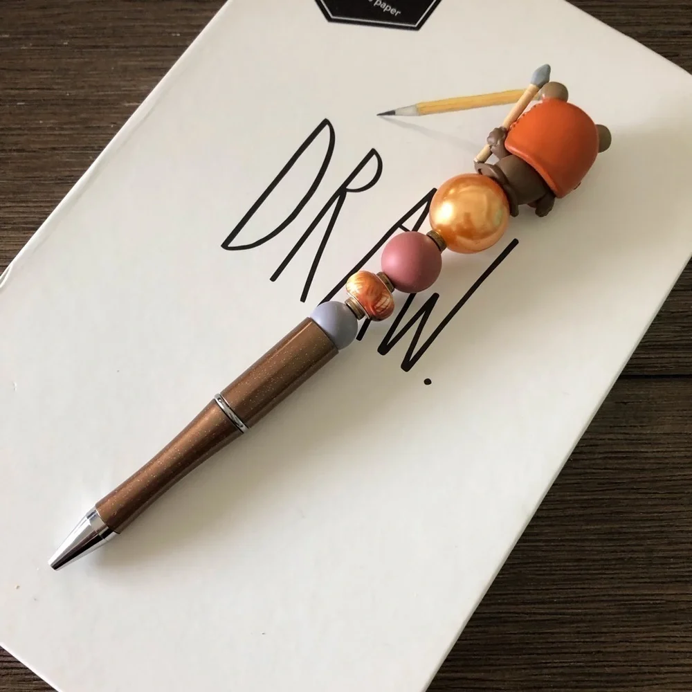 Disney Doorables: Star Wars: Wicket Warrick handmade beaded pen